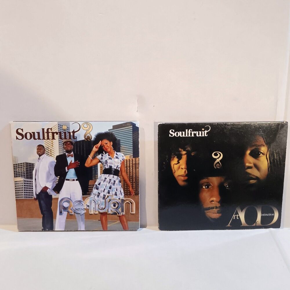Soulfruit CD Lot-Return (2011)-Art Of Distinction (2013)-Contemporary Gospel